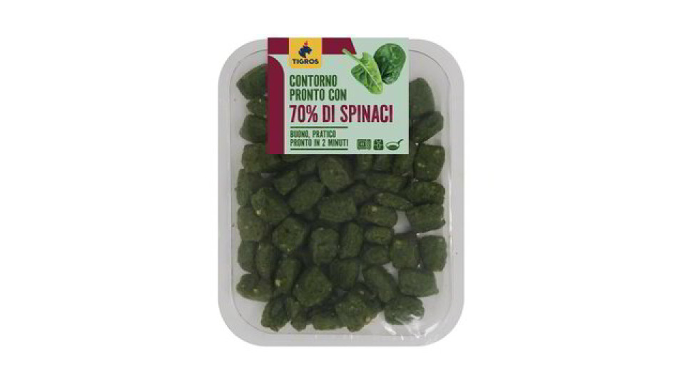 CONTORNO PRONTO AGLI SPINACI