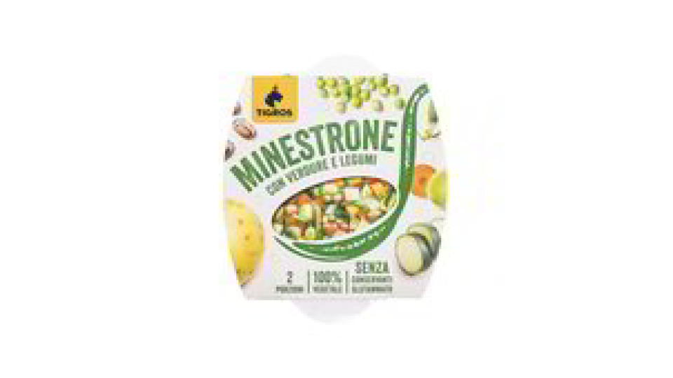 MINESTRONE CON VERDURE E LEGUMI