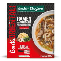 RAMEN CON VERDURE E FUNGHI