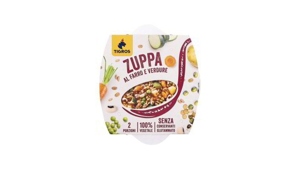 ZUPPA AL FARRO E VERDURE