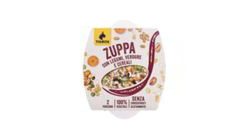 ZUPPA CON LEGUMI VERDURE CEREALI