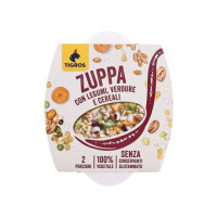 ZUPPA CON LEGUMI VERDURE CEREALI