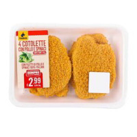 COTOLETTE DI POLLO CON SPINACI