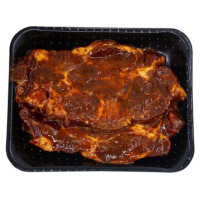 BRACIOLE MARINATE CON SALSA BBQ