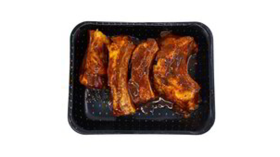 COSTINE MARINATE CON SALSA BBQ