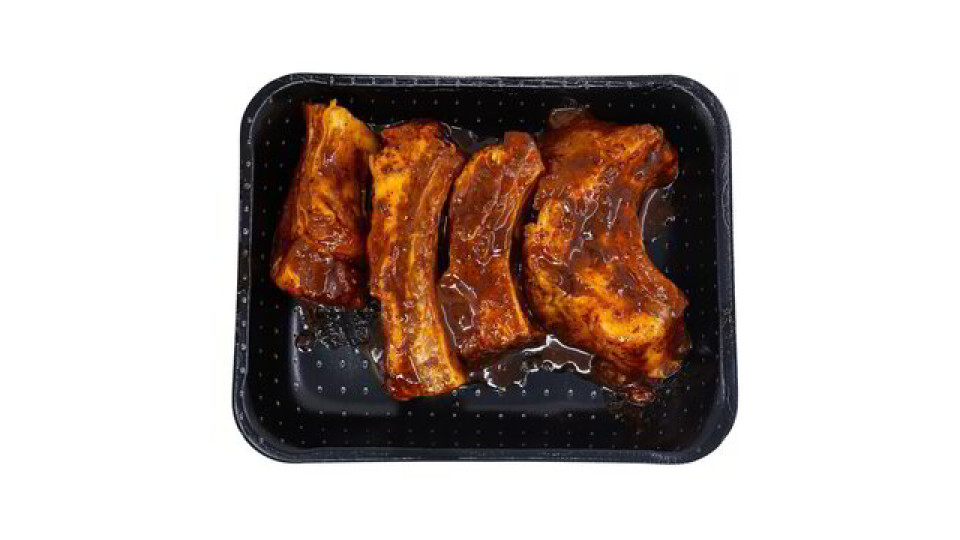 COSTINE MARINATE CON SALSA BBQ