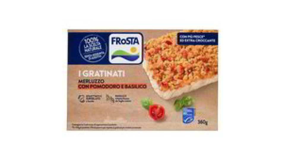 MERLUZZO GRATINATO CON POMODORO