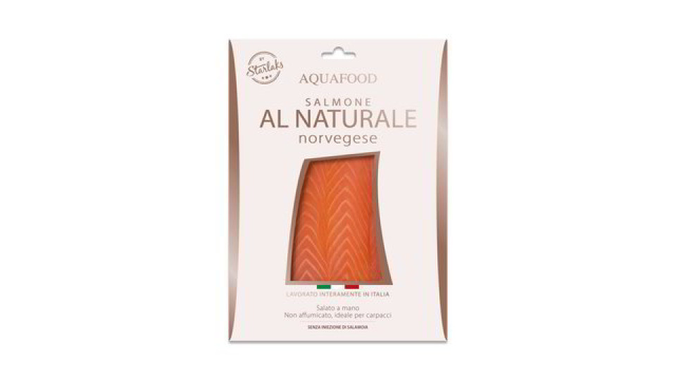 SALMONE AL NATURALE PER CARPACCI
