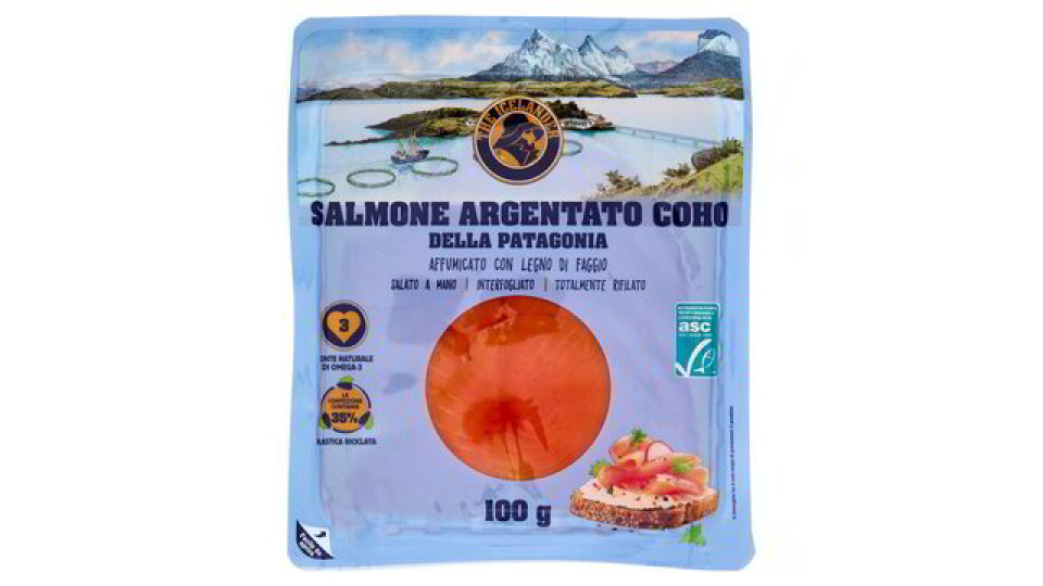 SALMONE ARGENTATO COHO PATAGONIA