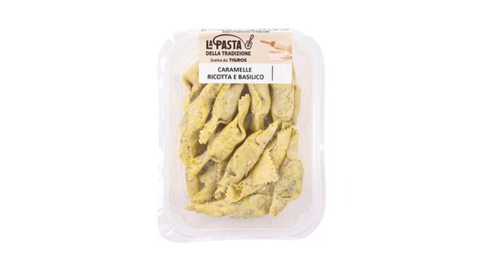 CARAMELLE RICOTTA E BASILICO