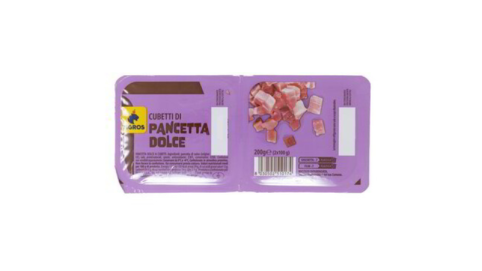 CUBETTI DI PANCETTA DOLCE