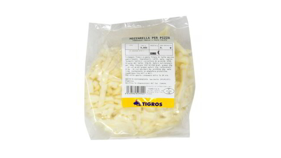 MOZZARELLA PER PIZZA