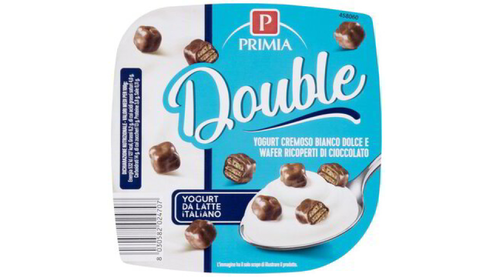 YOGURT DOUBLE BIANCO CON WAFER