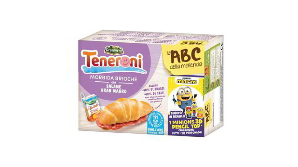 ABC MERENDA BRIOCHE CON SALAME