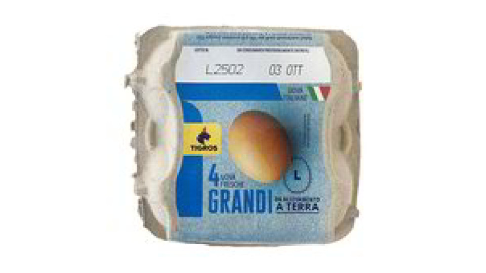UOVA GRANDI ALLEVATE A TERRA