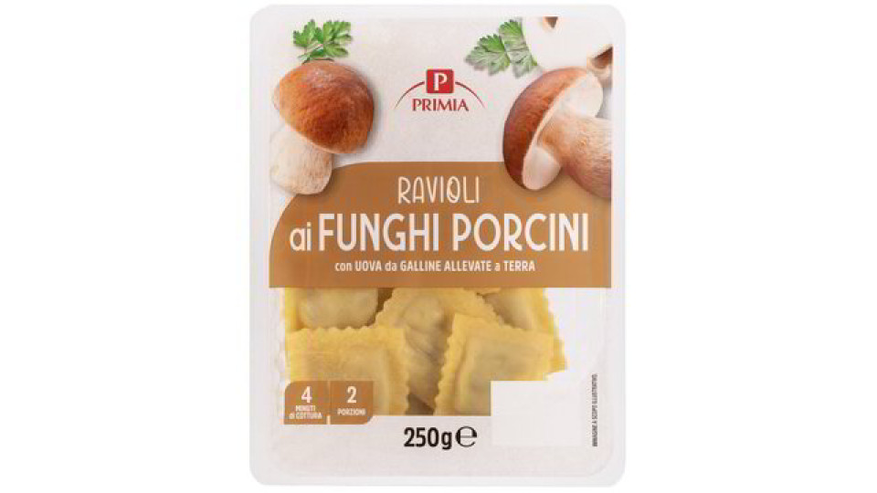 RAVIOLI AI FUNGHI PORCINI