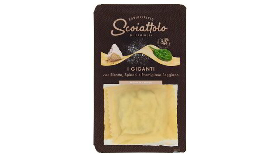 GIGANTI RICOTTA SPINACI PARMIGIAN
