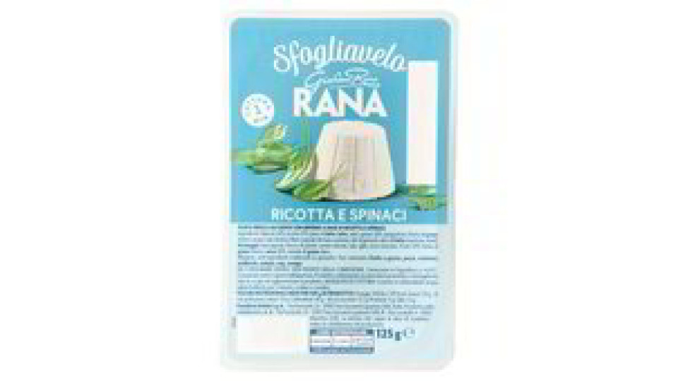 SFOGLIAVELO CON RICOTTA E SPINACI