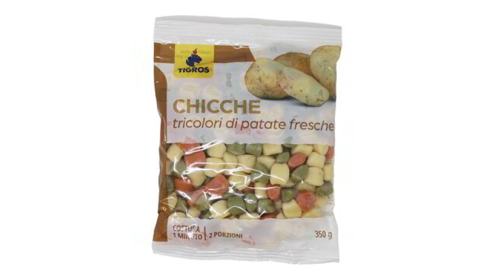 CHICCHE DI PATATE TRICOLORI