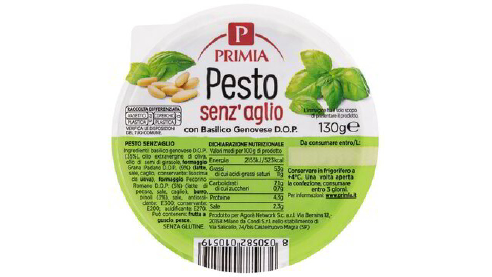 PESTO SENZ'AGLIO