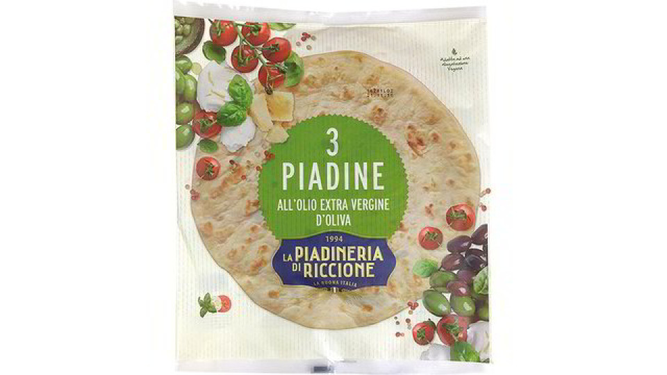 PIADINA ALL'OLIO EVO