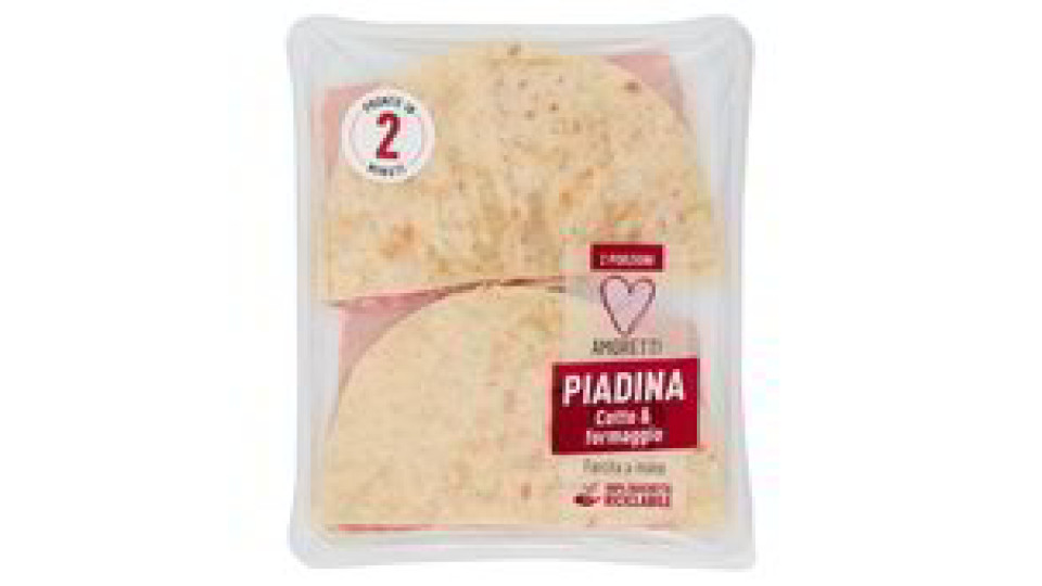 PIADINA COTTO E FORMAGGIO