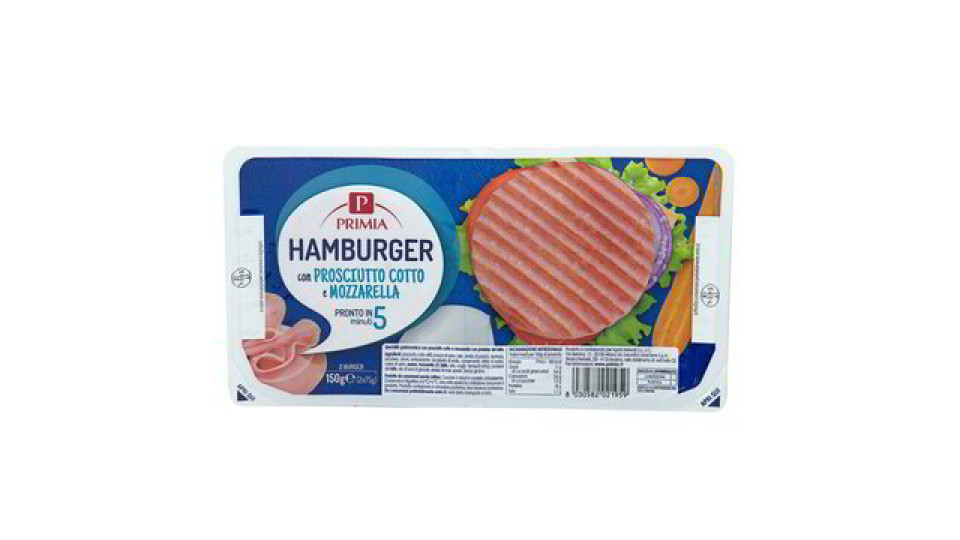 HAMBURGER COTTO E MOZZARELLA