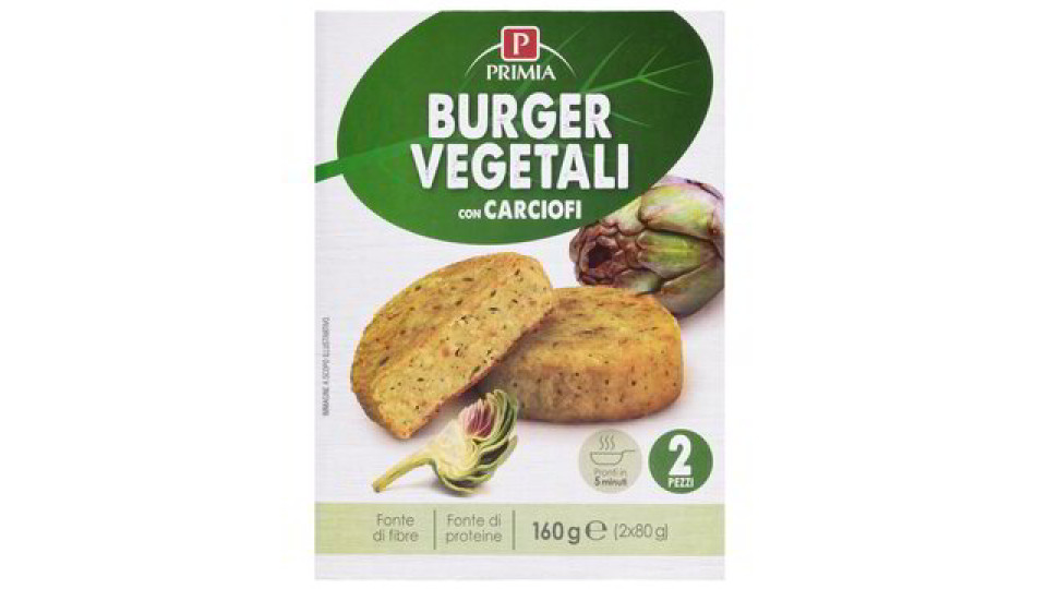 BURGER VEGETALI CON CARCIOFI