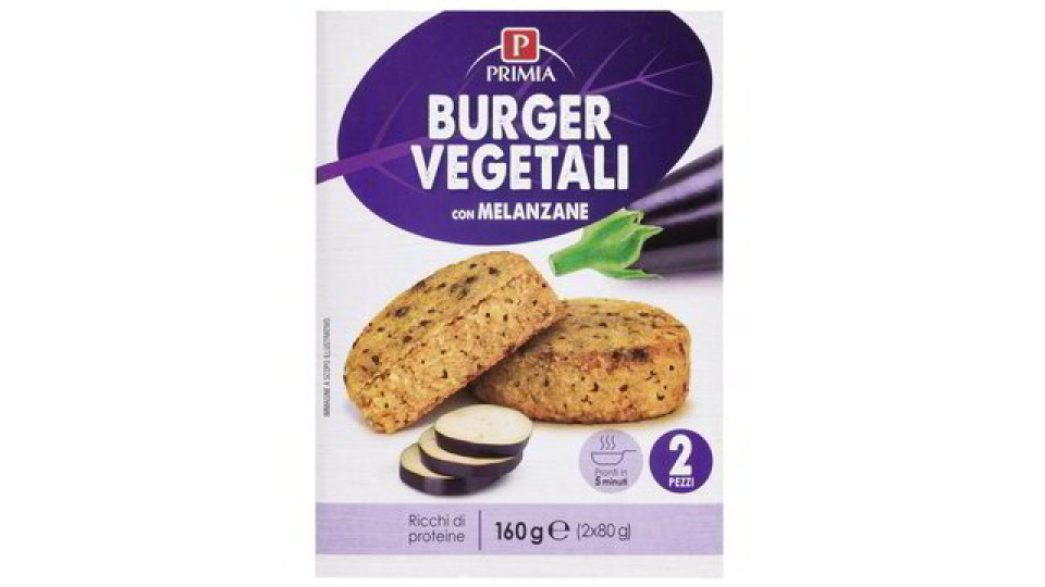 BURGER VEGETALI CON MELANZANE