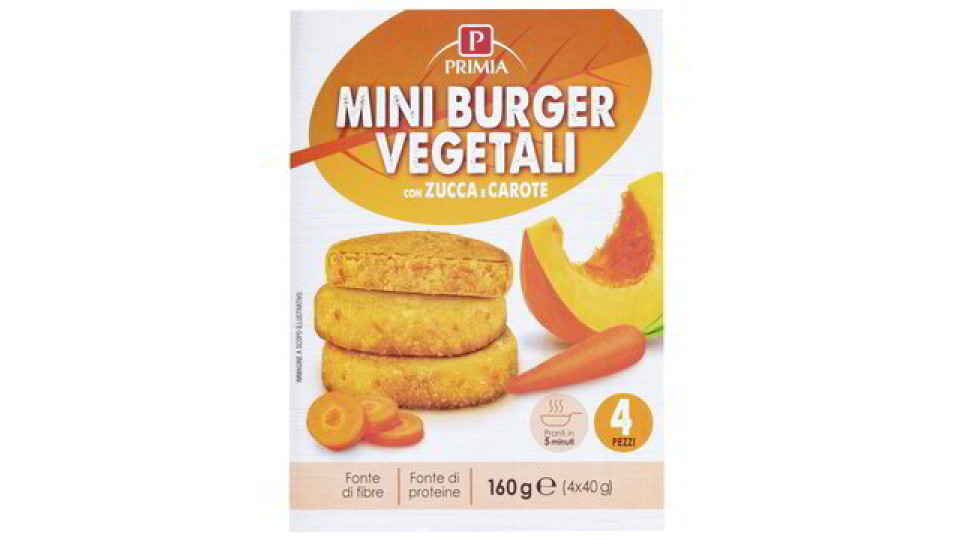 MINIBURGER VEGETALI CON ZUCCA