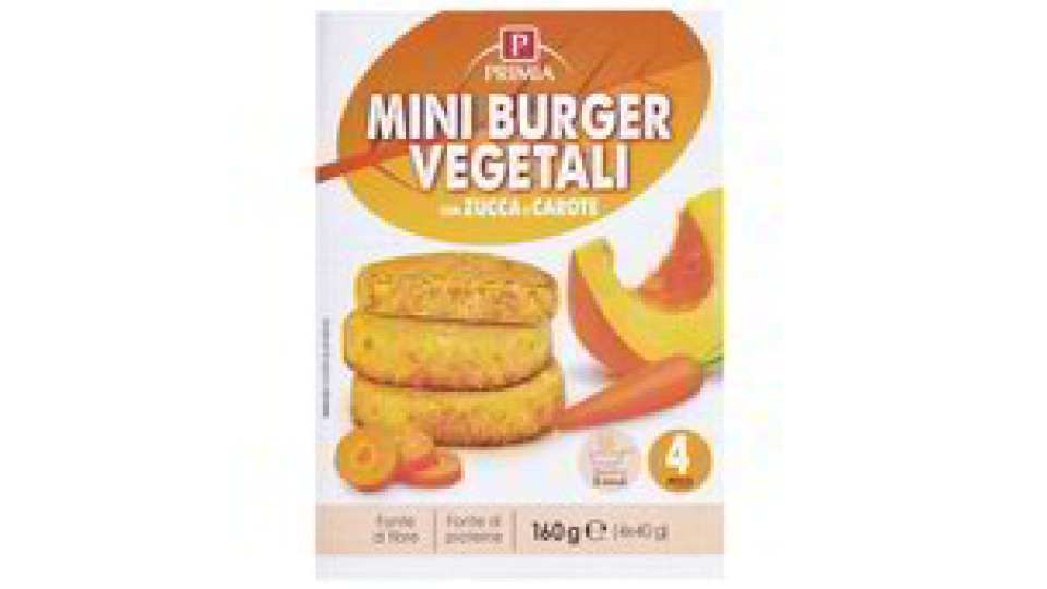 MINIBURGER VEGETALI CON ZUCCA