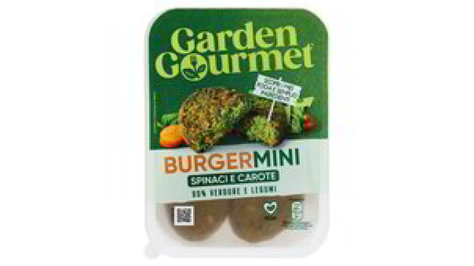 BURGER MINI SPINACI E CAROTE