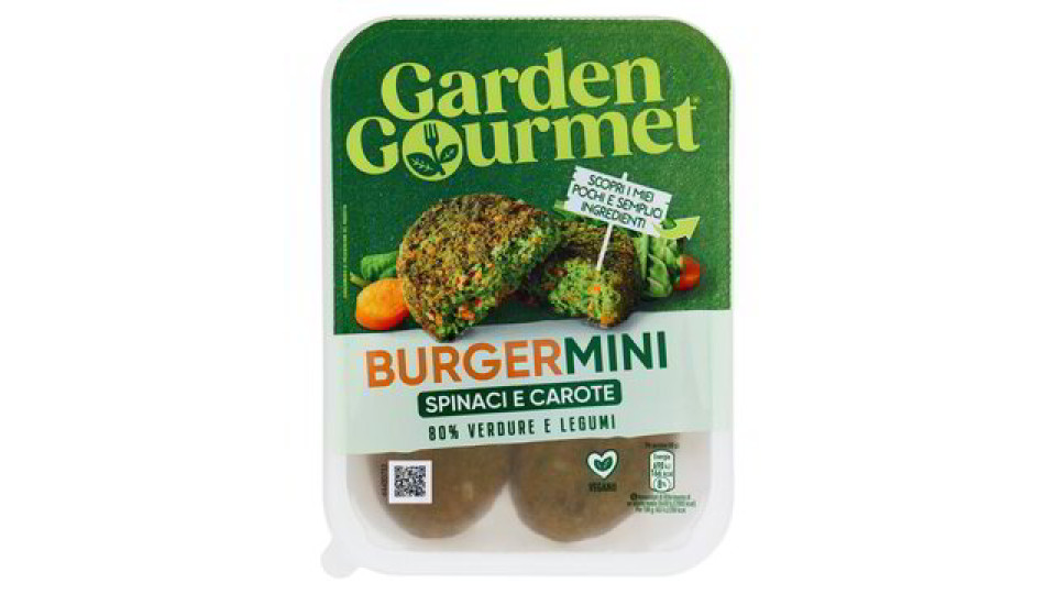 BURGER MINI SPINACI E CAROTE