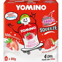 YOMINO YOGURT E FRAGOLE 100% NAT.