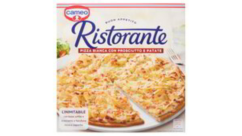 PIZZA BIANCA PROSCIUTTO E PATATE