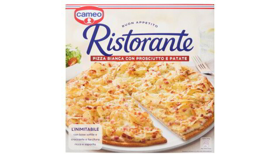 PIZZA BIANCA PROSCIUTTO E PATATE