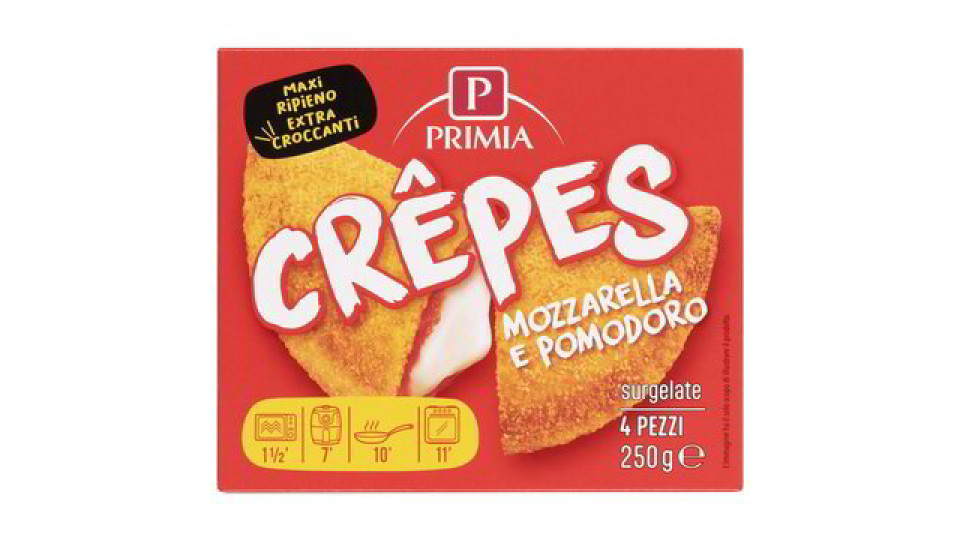 CREPES MOZZARELLA E POMODORO
