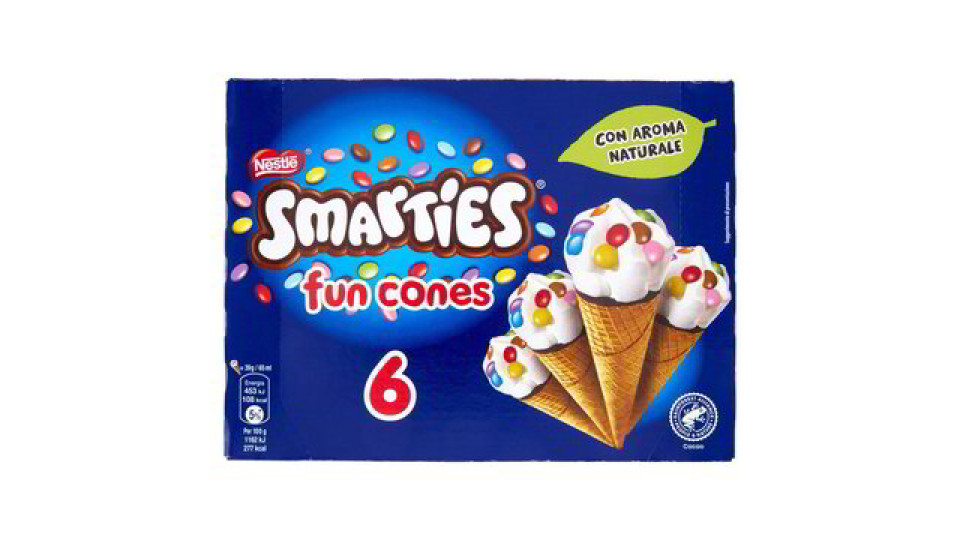 CONO SMARTIES FUN CONES