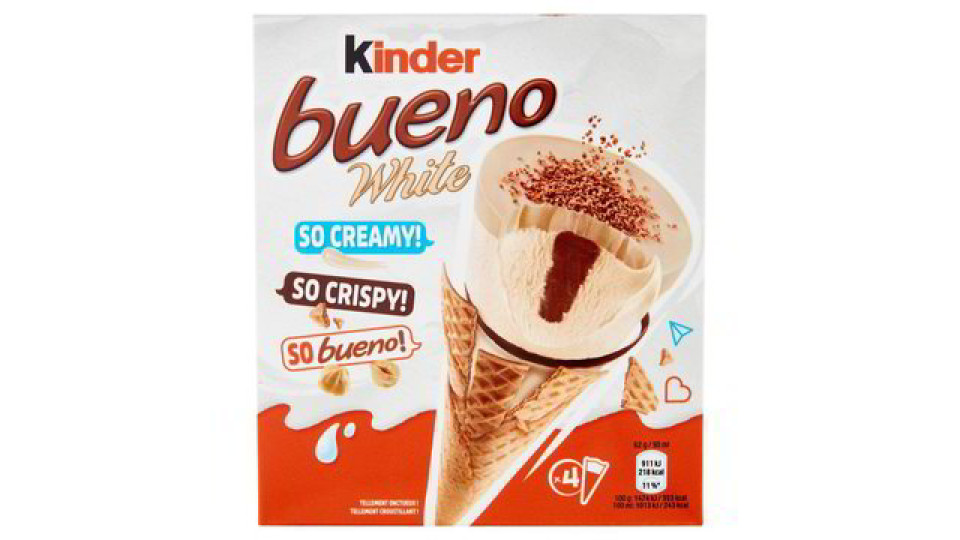 ICE CREAM WHITE CONO BUENO