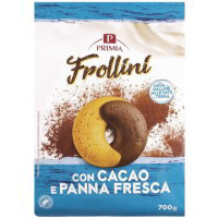 FROLLINI CON CACAO E PANNA FRESCA