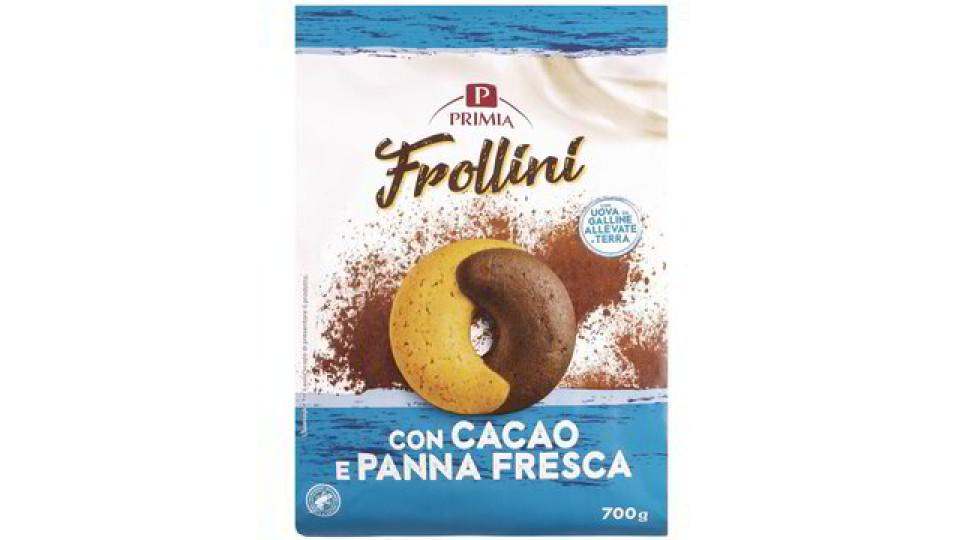 FROLLINI CON CACAO E PANNA FRESCA
