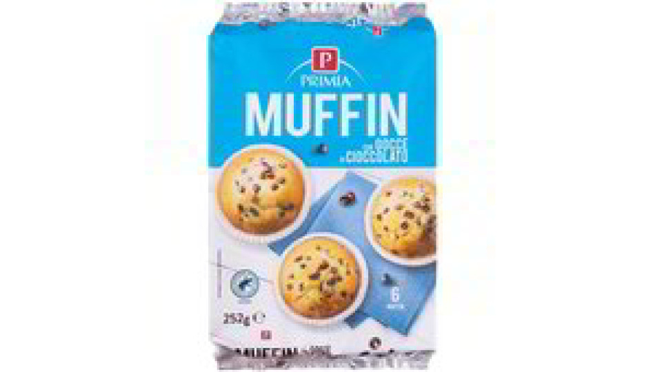 MUFFIN CON GOCCE DI CIOCCOLATO