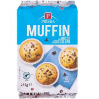 MUFFIN CON GOCCE DI CIOCCOLATO