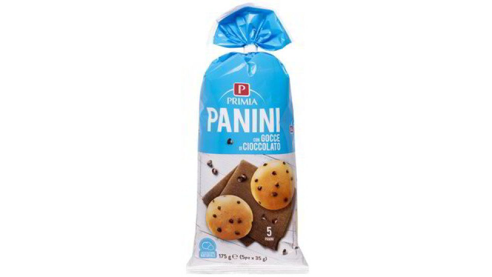 PANINI CON GOCCE DI CIOCCOLATO