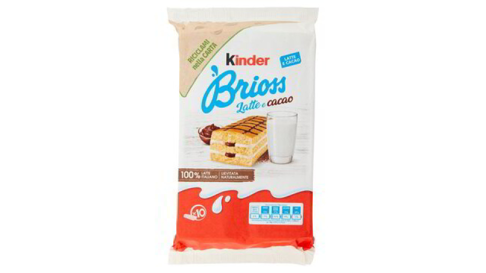 KINDER BRIOSS LATTE/CACAO