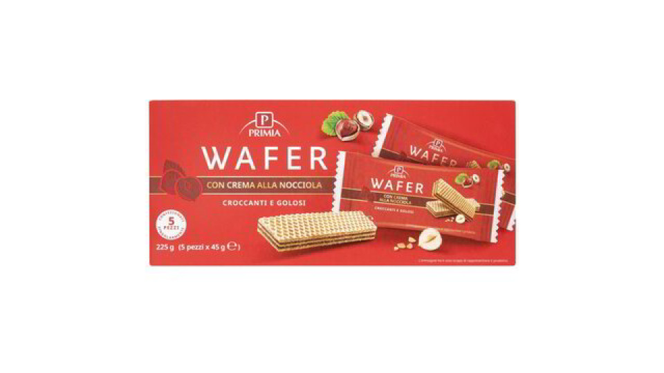 WAFER CON CREMA ALLA NOCCIOLA