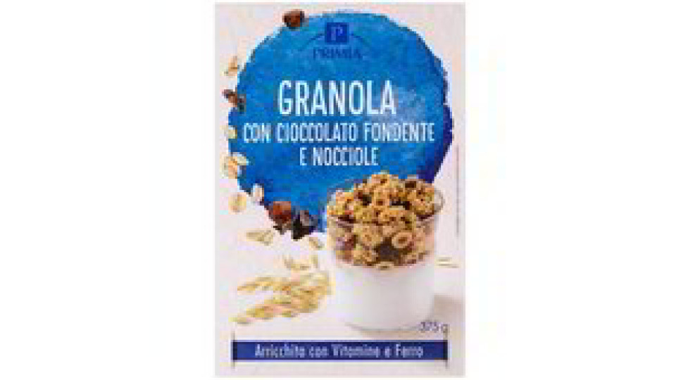 GRANOLA CON CIOCCOLATO FONDENTE