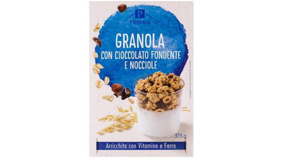 GRANOLA CON CIOCCOLATO FONDENTE