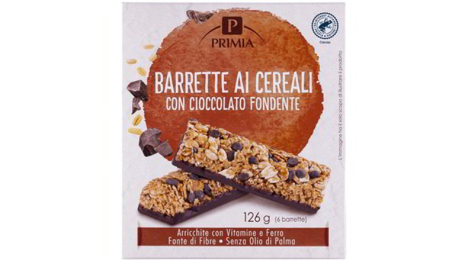BARRETTE CEREALI CON CIOCCOLATO