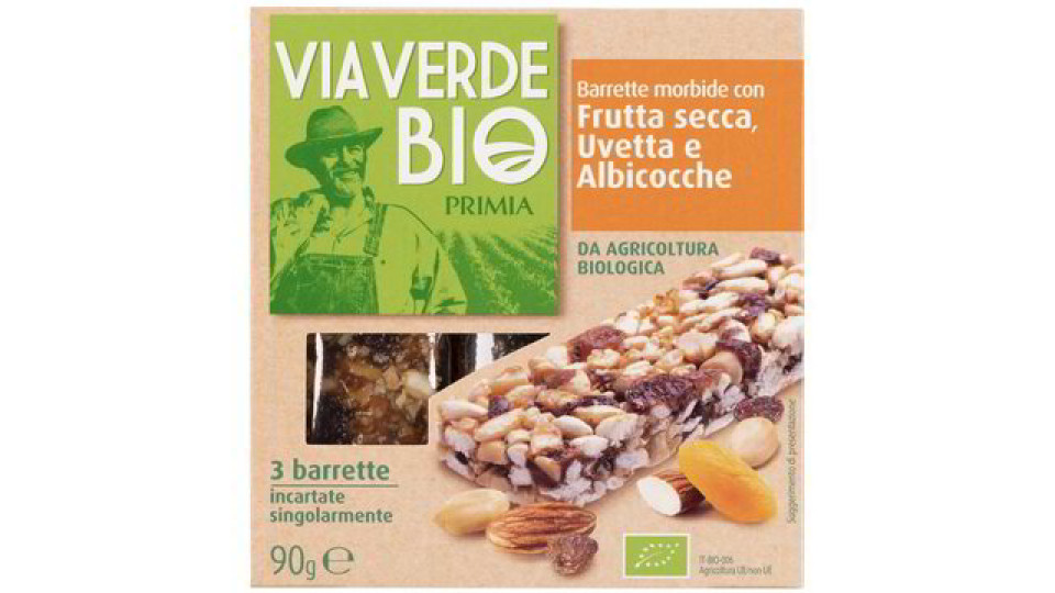 BARRETTE MORBIDE FRUTTA SECCA